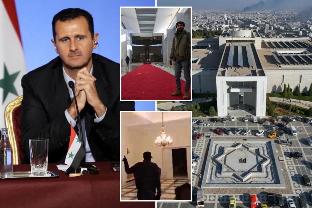 Inside exiled President Bashar al-Assad's abandoned mansion in Syria - and his new life in Russia